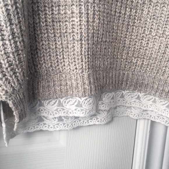 Knitted grey sweater - Picture 3 of 4